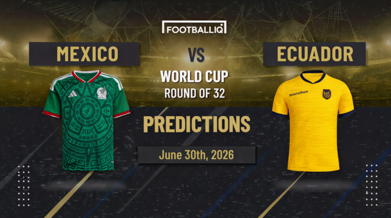 Mexico vs Ecuador Prediction: Can El Tri Book Their Place in the Round of 16?