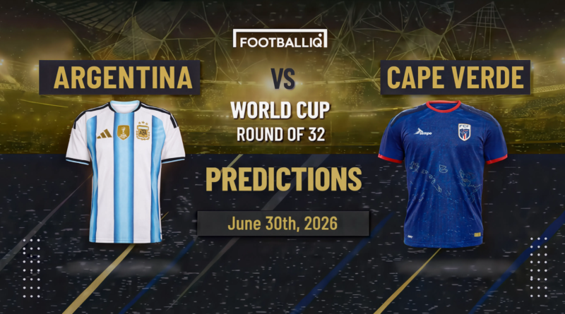 Argentina vs Cape Verde Prediction: Can La Albiceleste March into the Round of 16?