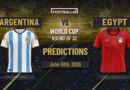 Argentina vs Egypt Prediction: FIFA World Cup 2026 Round of 16 Preview