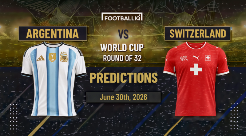 Argentina vs Switzerland Prediction: Who Will Reach the FIFA World Cup 2026 Semi-Finals?