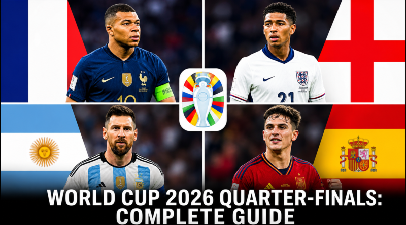 World Cup 2026 Quarter-Finals: Complete Guide to France, England, Argentina & Spain’s Chances
