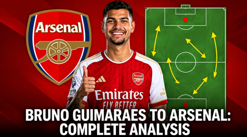Bruno Guimarães Arsenal: Could the Brazilian Midfielder Transform Arsenal’s Midfield?