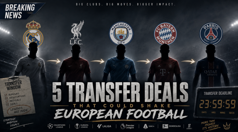 5 Transfer Deals That Could Shake European Football 5 Transfer Deals That Could Shake European Football