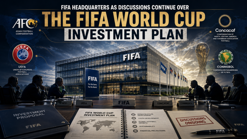 FIFA headquarters as discussions continue over the FIFA World Cup investment plan.