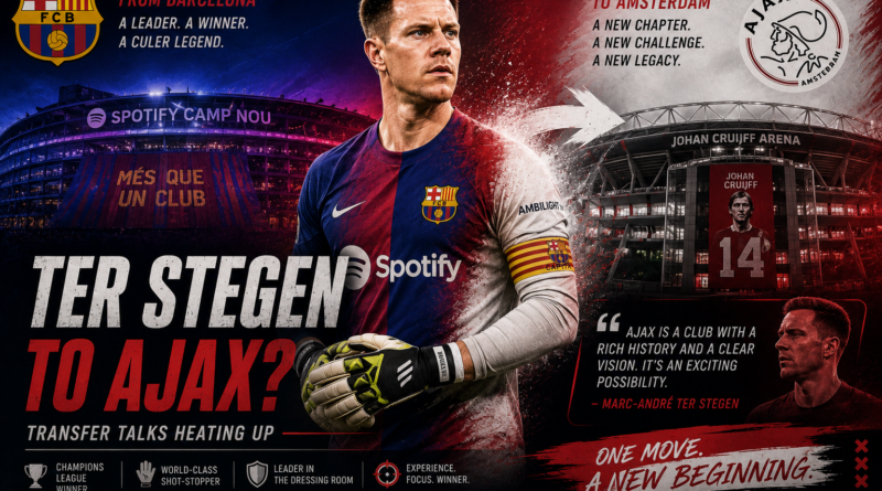 Barcelona Goalkeeper Crisis: Ter Stegen Set for Ajax Loan