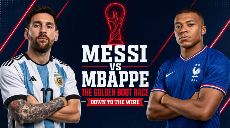 Messi vs Mbappé: World Cup Golden Boot Race Nears Dramatic End