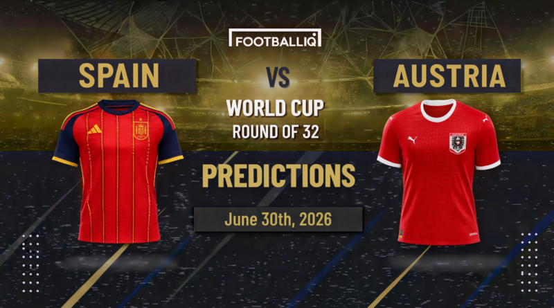 Spain vs Austria Prediction: Can La Roja Continue Their World Cup Dominance?